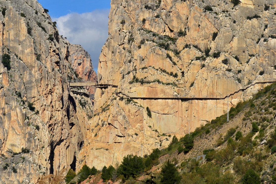 El Chorro,Andalusia,Spain, Entrance to Gaitanes Gorge